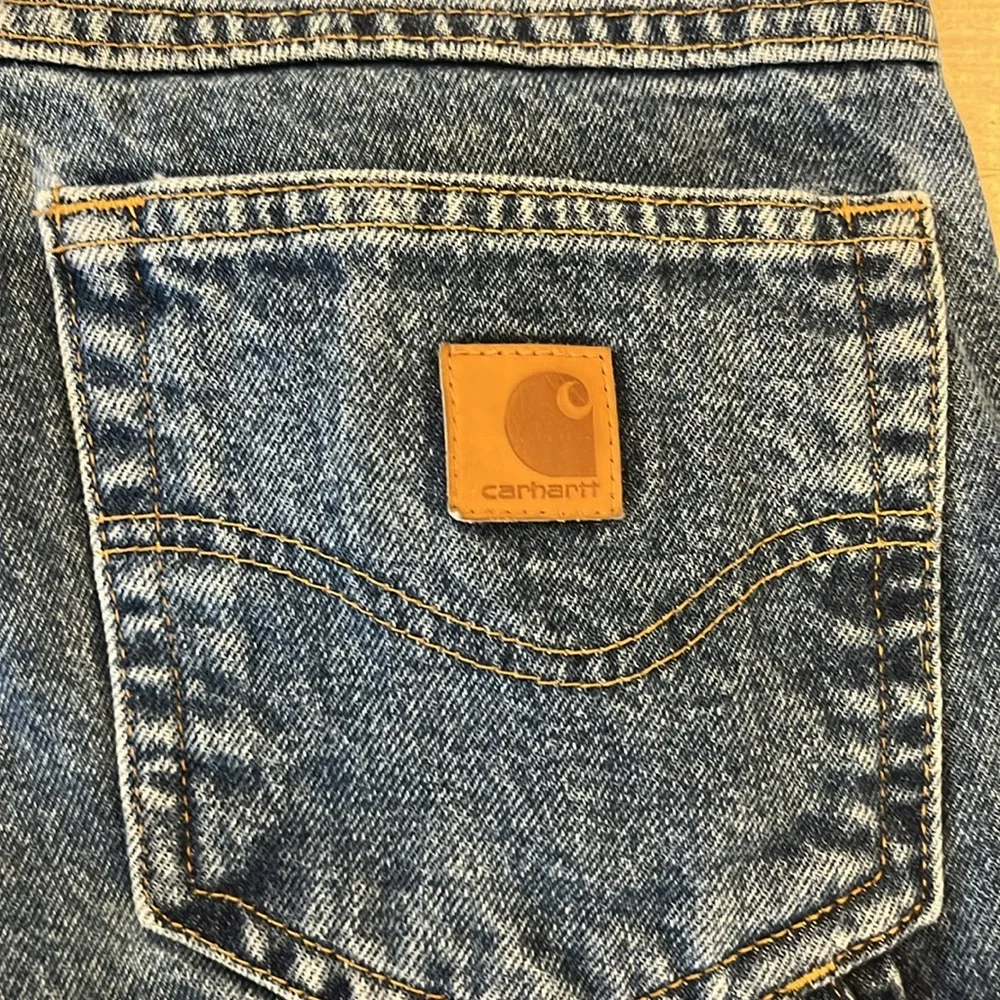 Carhartt B171 Dst Men's Relaxed Fit 5-Pocket Jean Size 32 X 34